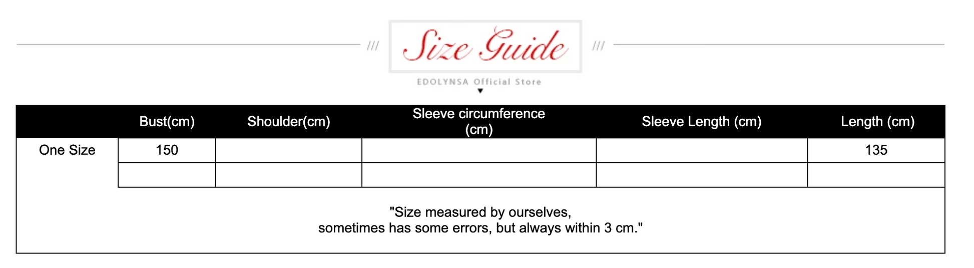 sixe guide