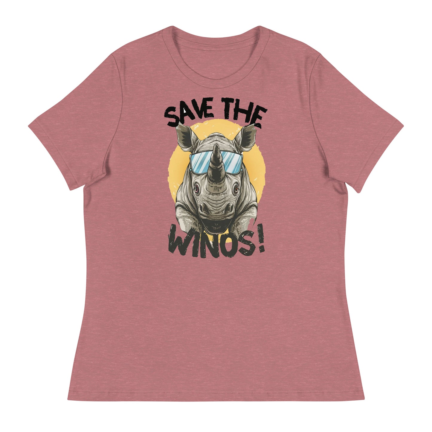 Save the Winos - Women's T-Shirt with funny slogan