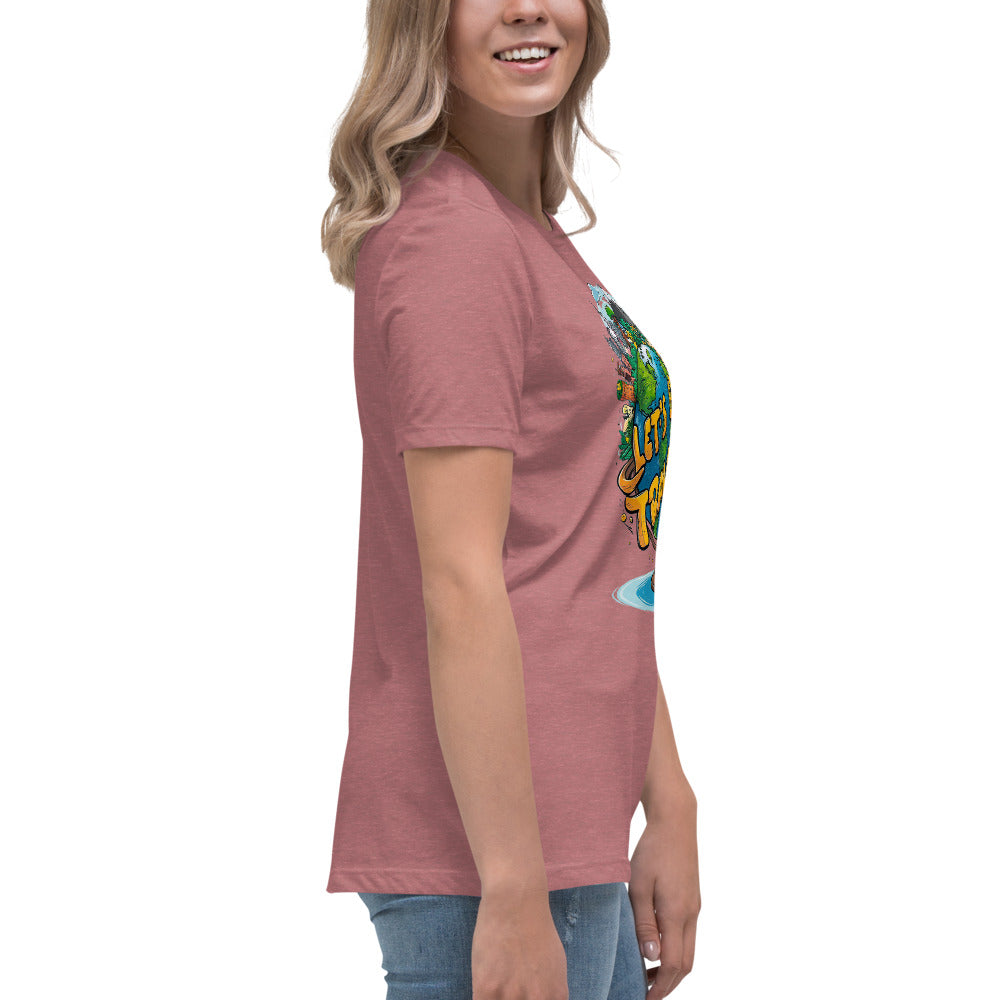 Lets go Travel - Women's Relaxed T-Shirt