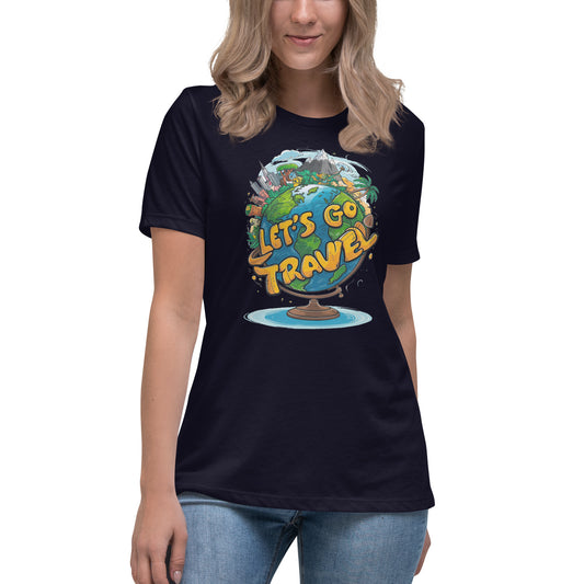 Lets go Travel - Women's Relaxed T-Shirt