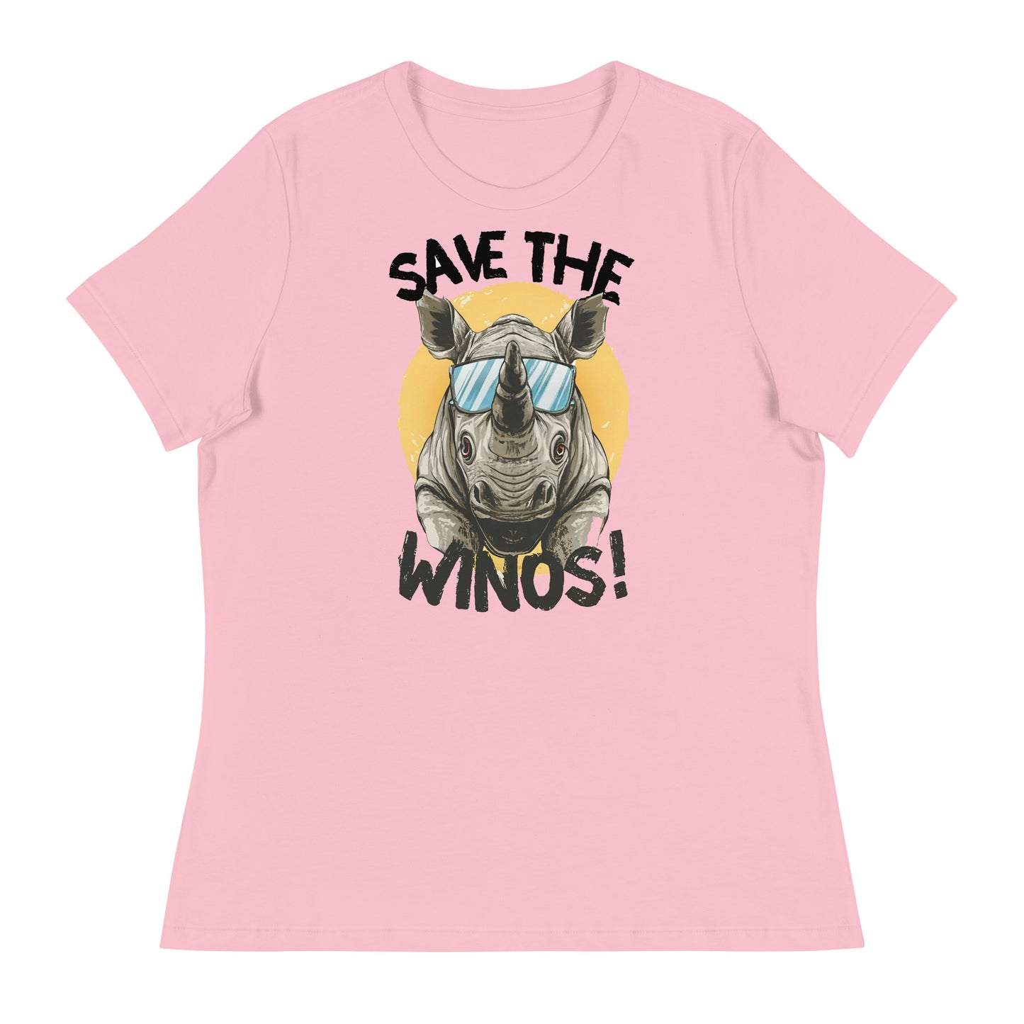 Save the Winos - Women's T-Shirt with funny slogan