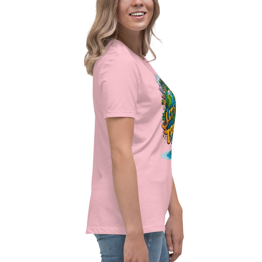 Lets go Travel - Women's Relaxed T-Shirt