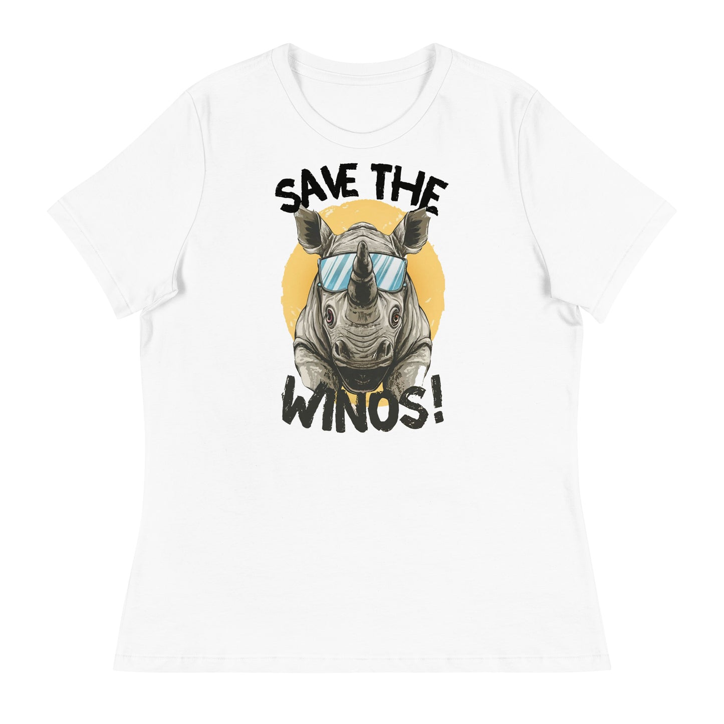 Save the Winos - Women's T-Shirt with funny slogan