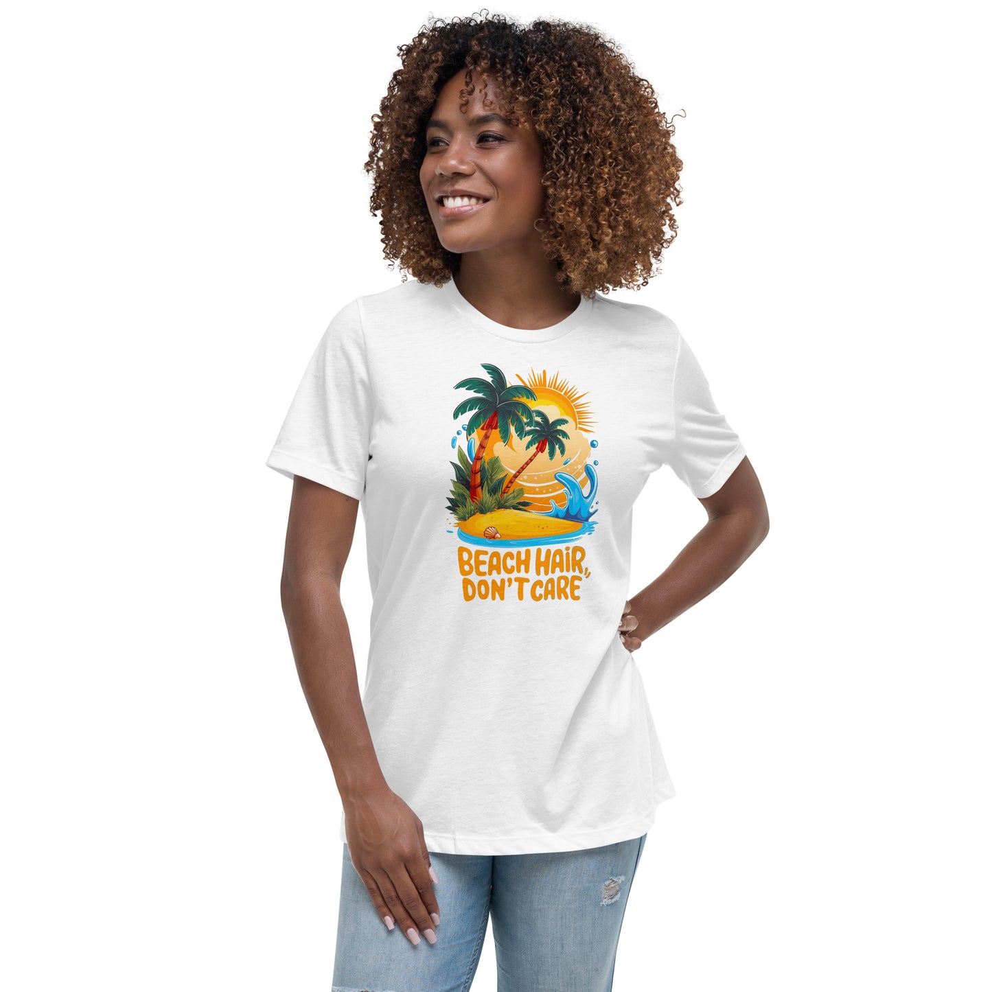 Beach hair Don't care - Women's Relaxed T-Shirt