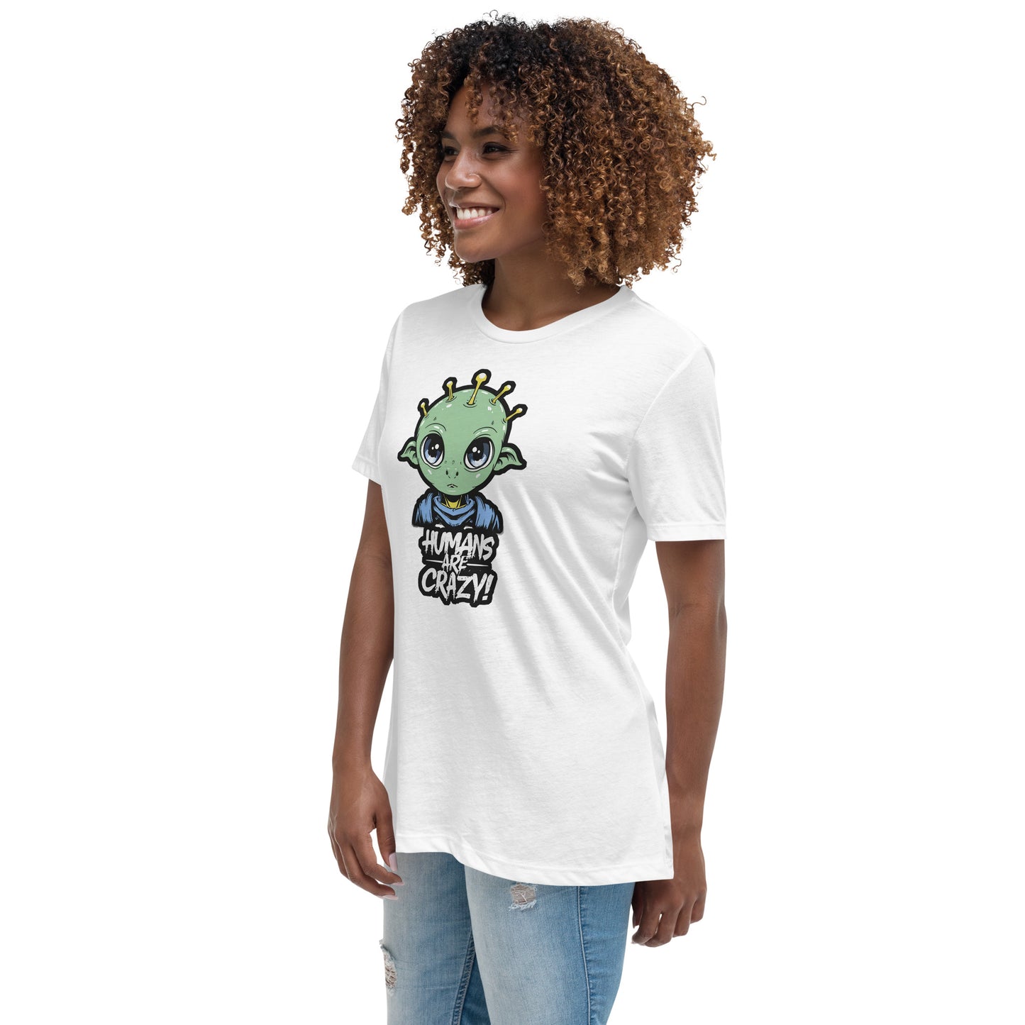 Introducing our Humans are crazy Women's funny slogan T-Shirt 100% cotton