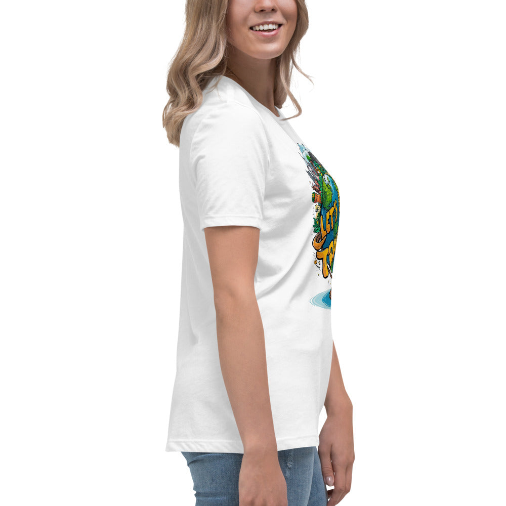 Lets go Travel - Women's Relaxed T-Shirt