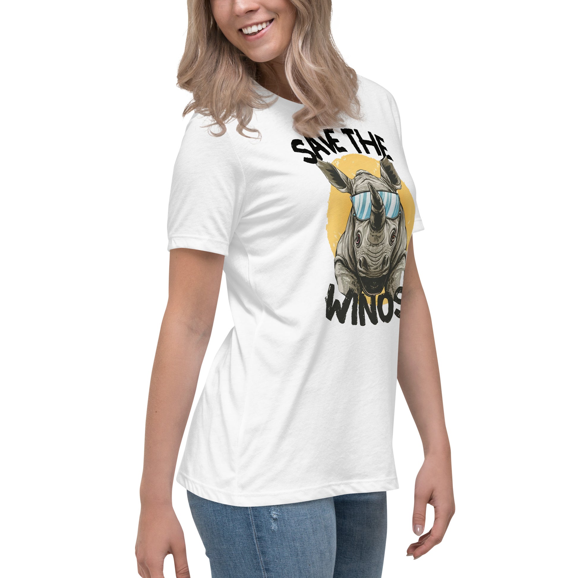 Save the Winos - Women's T-Shirt with funny slogan