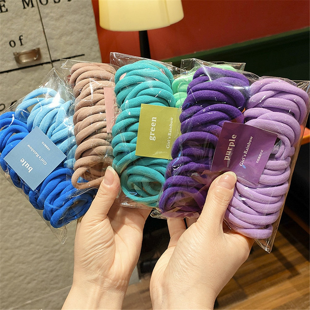 50pcs Elastic Hair Bands elastic hair ties 