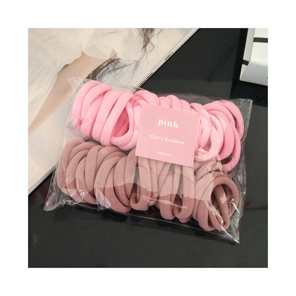 50pcs Elastic Hair Bands elastic hair ties 