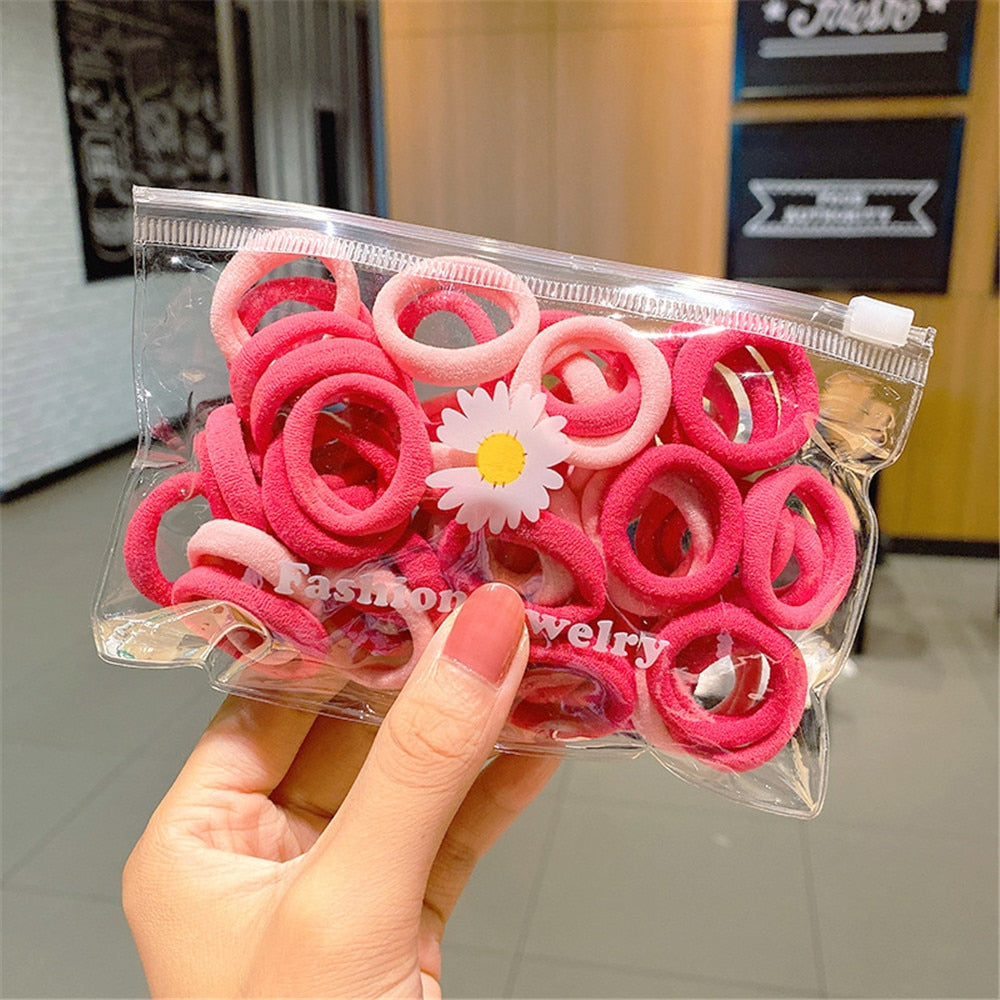 50pcs Elastic Hair Bands elastic hair ties 