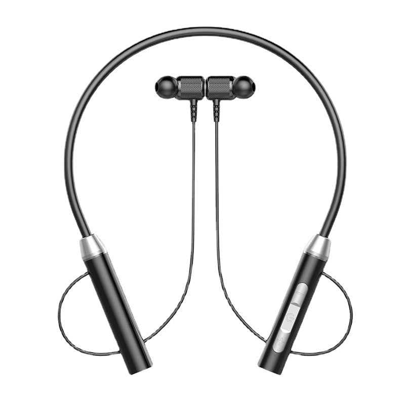 Introducing our Wireless Bluetooth headset Neckband neck type stereo noise reduction Universal plug-in card sport ear headset Mic Built 