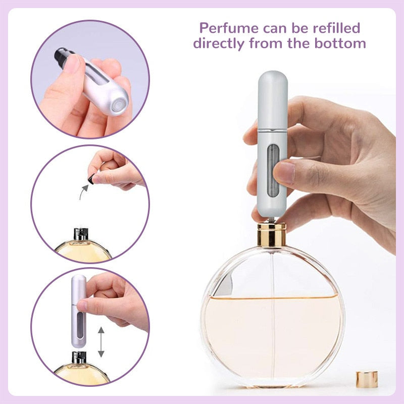 Refillable Perfume Atomiser Travel Perfume refill spray bottle