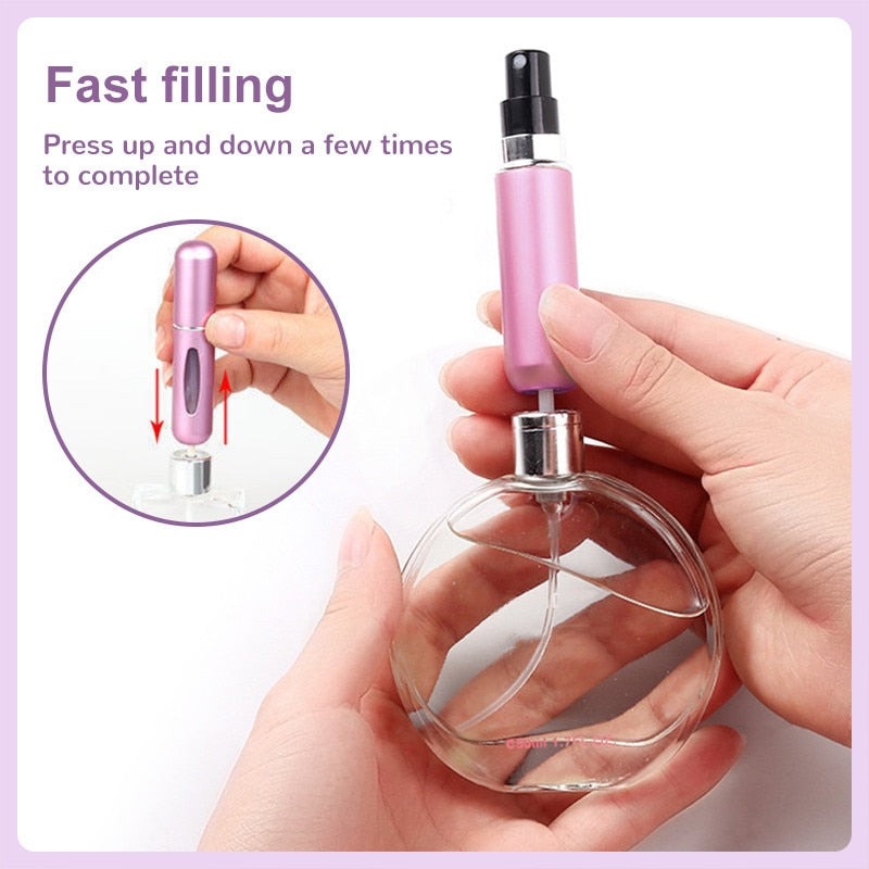 Refillable Perfume Atomiser Travel Perfume refill spray bottle