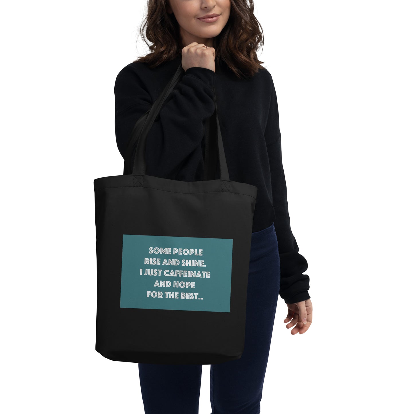 Introducing our Coffee Inspired Eco Tote Bag with Caffeine Chic and style  