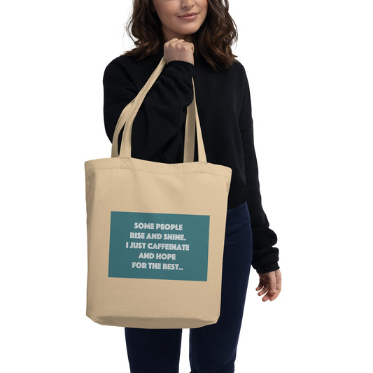 Introducing our Coffee Inspired Eco Tote Bag with Caffeine Chic and style  