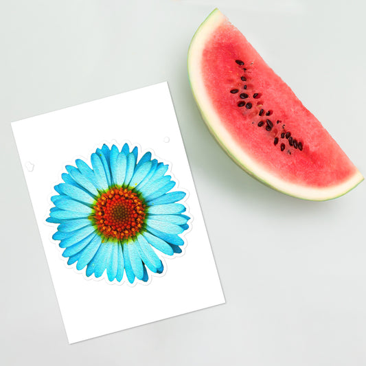 Flower Sticker sheet  Glossy finish Fast easy application 