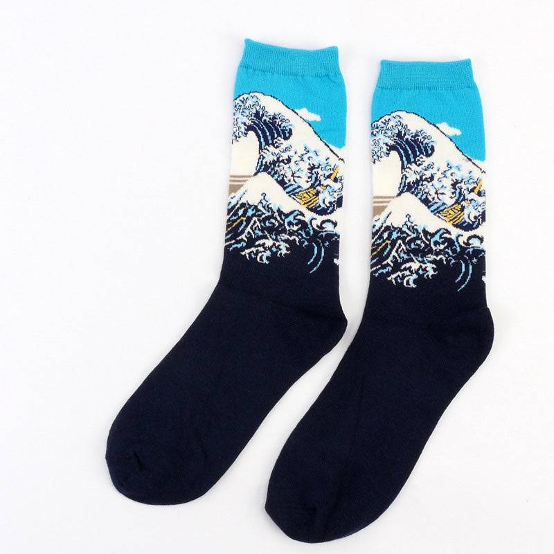 van gogh scream socks