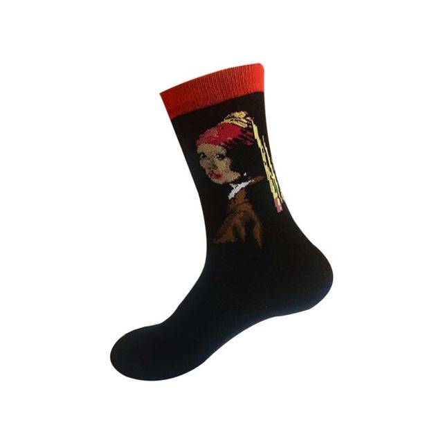 girl with a pearl earring socks