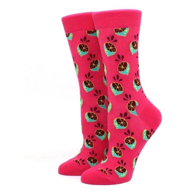 pink funny socks