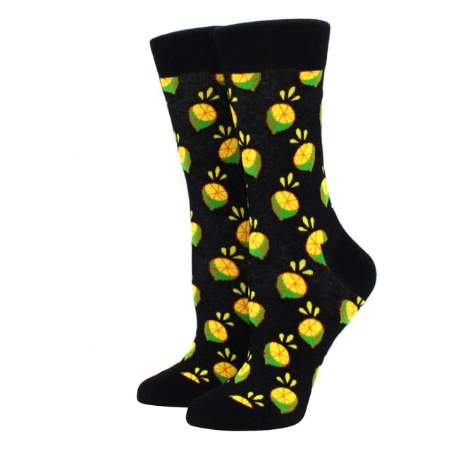 black fruit socks