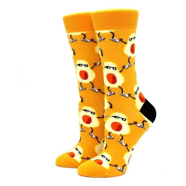 yellow funny socks