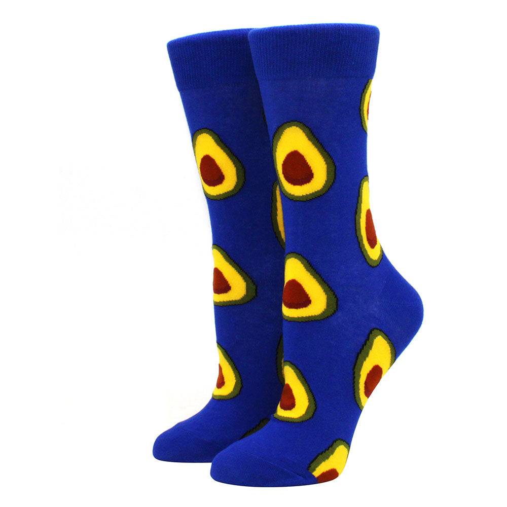 avocado novelty socks