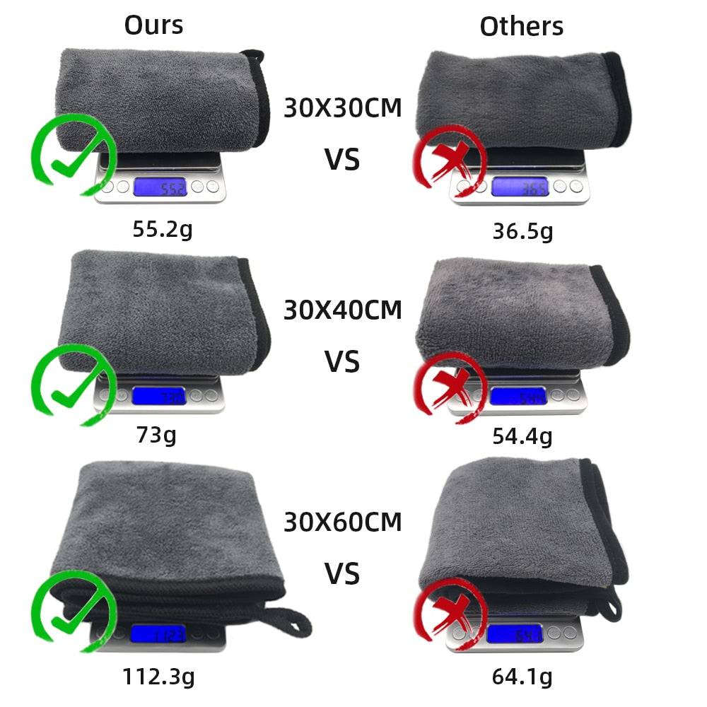 Microfiber towesl for car