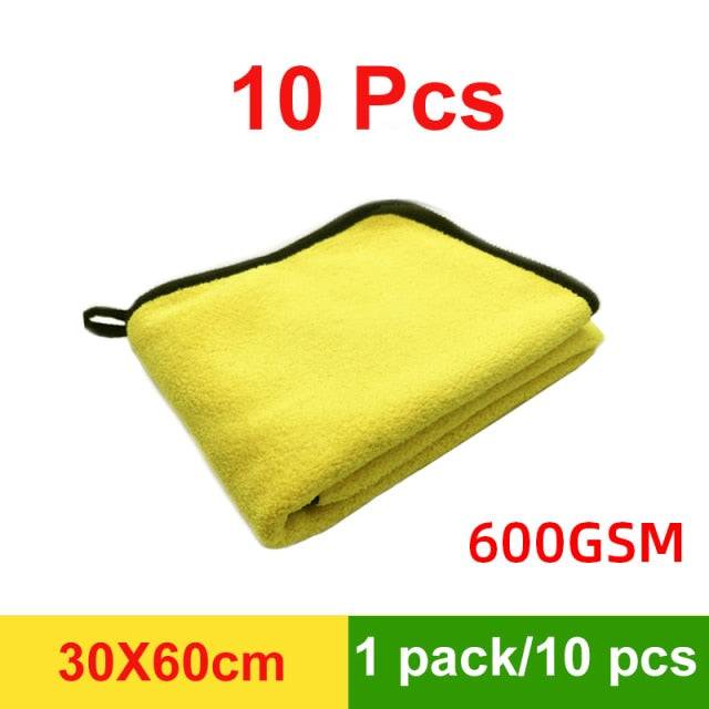 Microfiber cloth for car cleaning