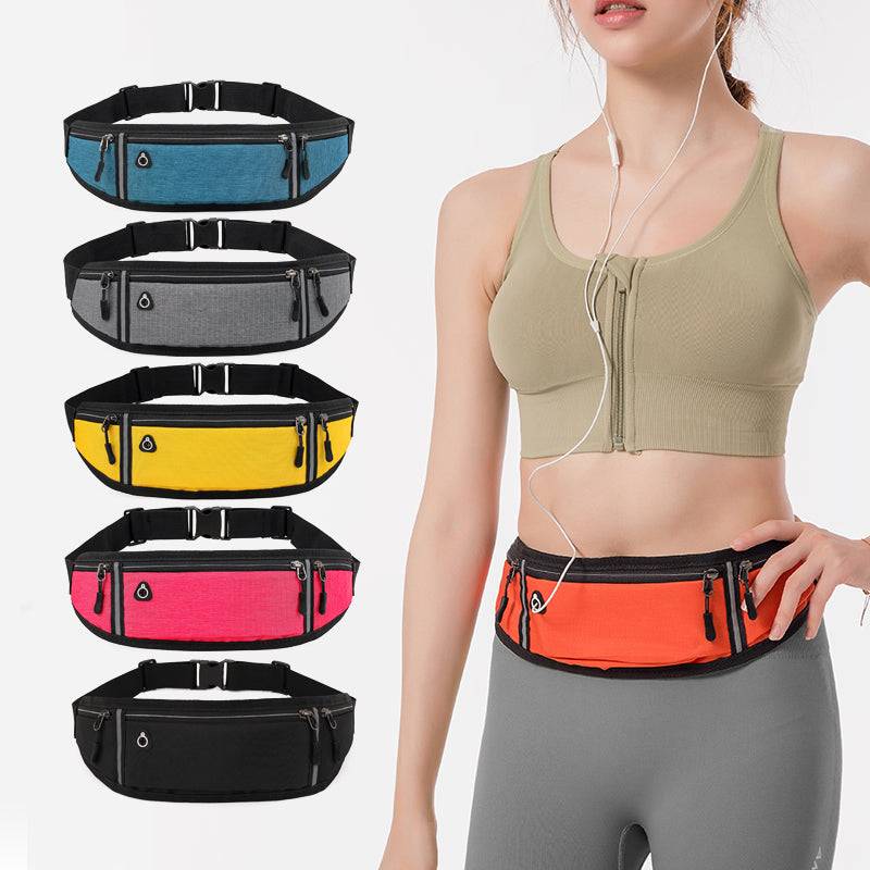 Sports and Running waist Bag with Reflective Strip unisex bag