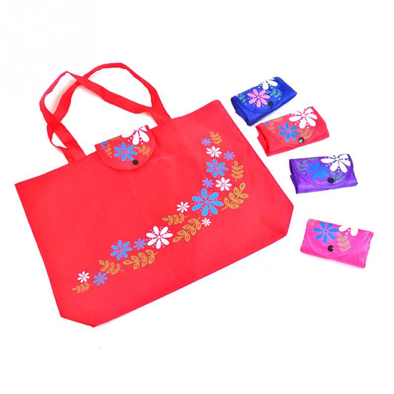 Reusable Shopping Bags - Eco-Friendly Foldable with Pouch - Washable and Waterproof