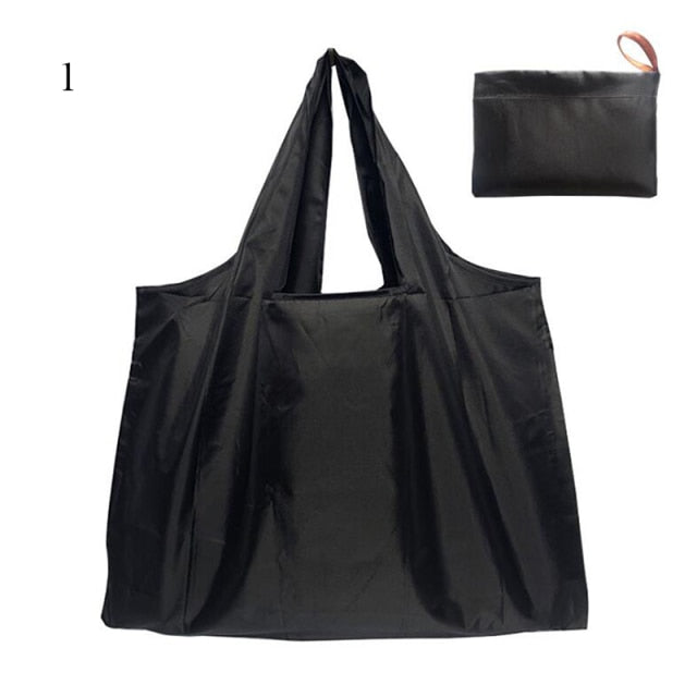 Reusable Shopping Bags - Eco-Friendly Foldable with Pouch 