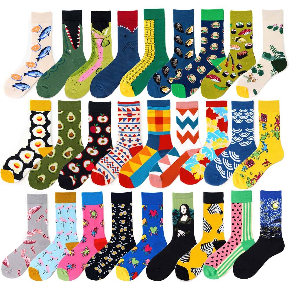 funny colourful socks