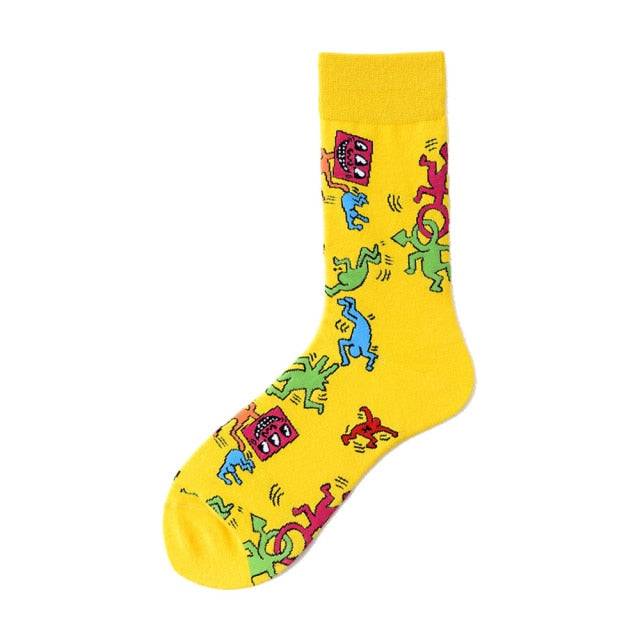 colourful cartoon socks