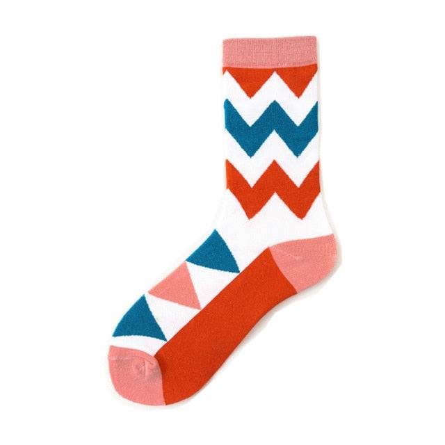 colourful design socks