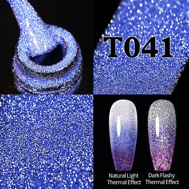 Reflective Glitter Gel Nail Polish Sparkle and Shine 