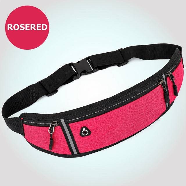 Sports and Running waist Bag with Reflective Strip unisex bag