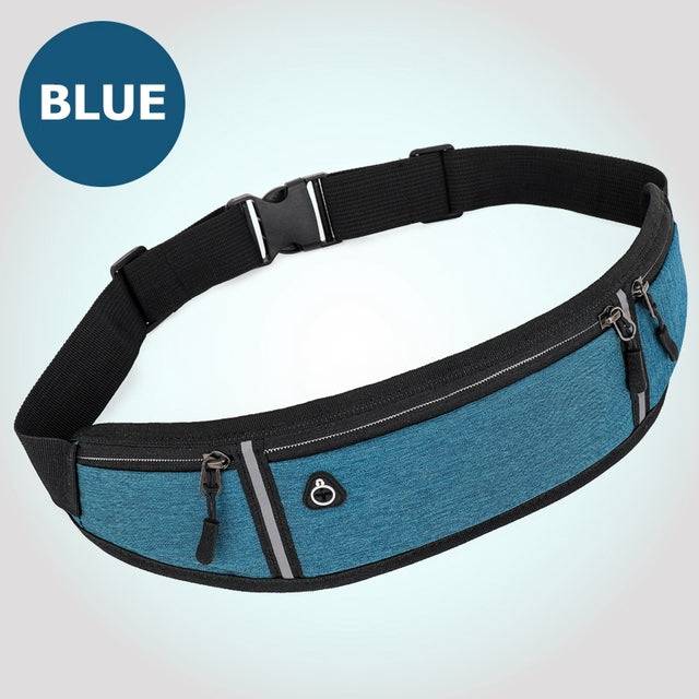 Sports and Running waist Bag with Reflective Strip unisex bag