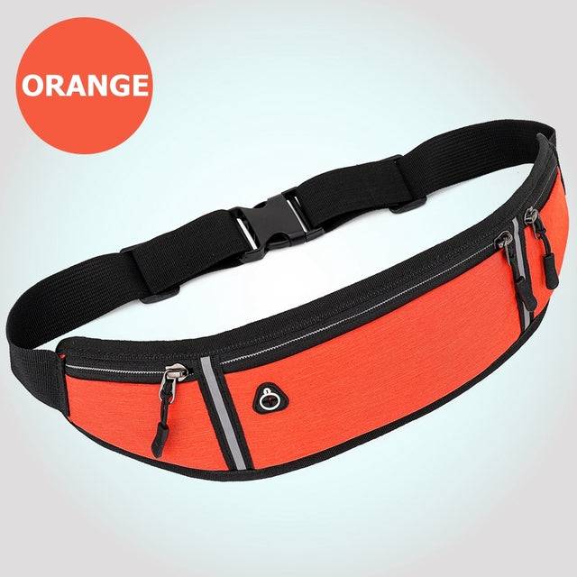 Sports and Running waist Bag with Reflective Strip unisex bag