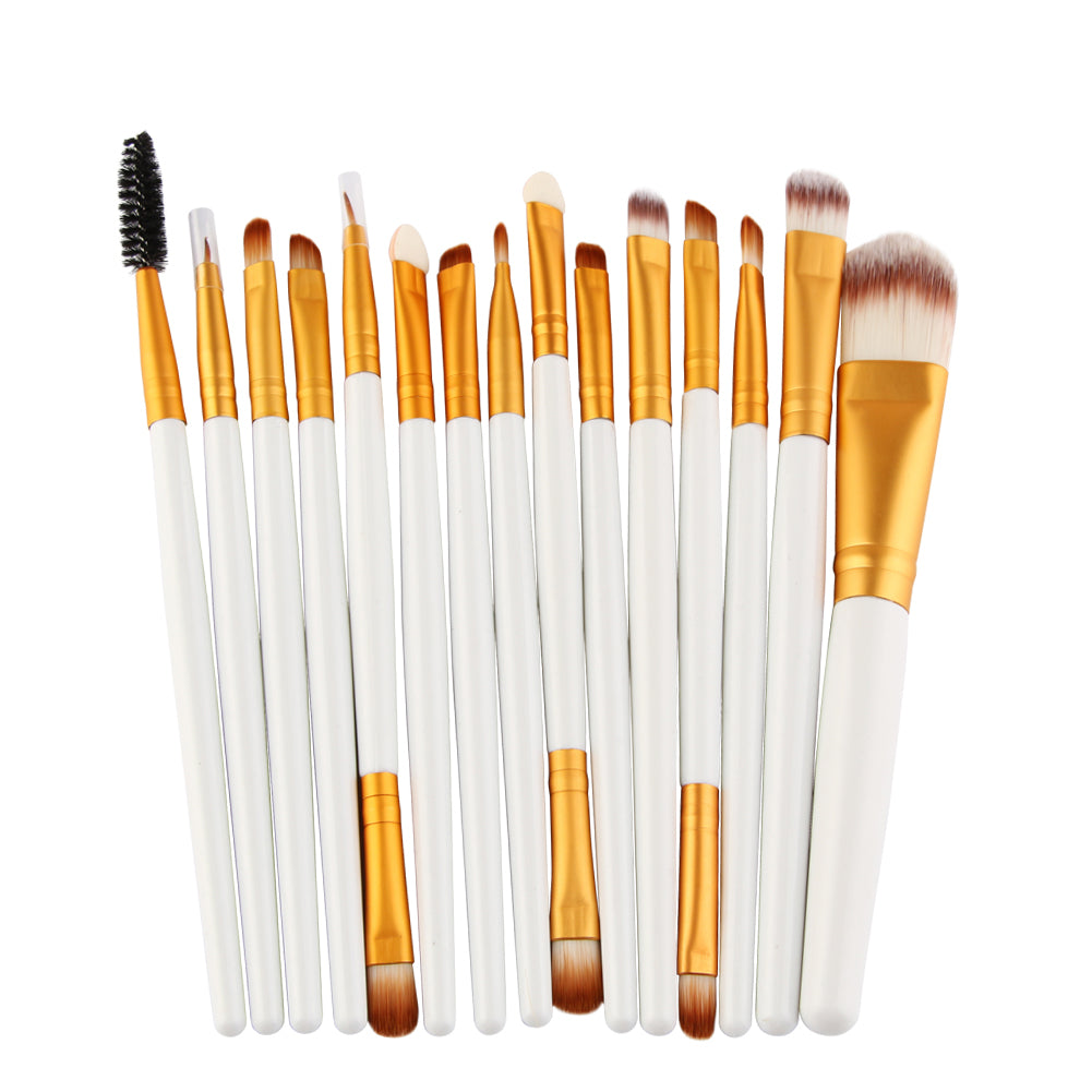 Professional Makeup 15pcs Brush Set for Flawless Blending  