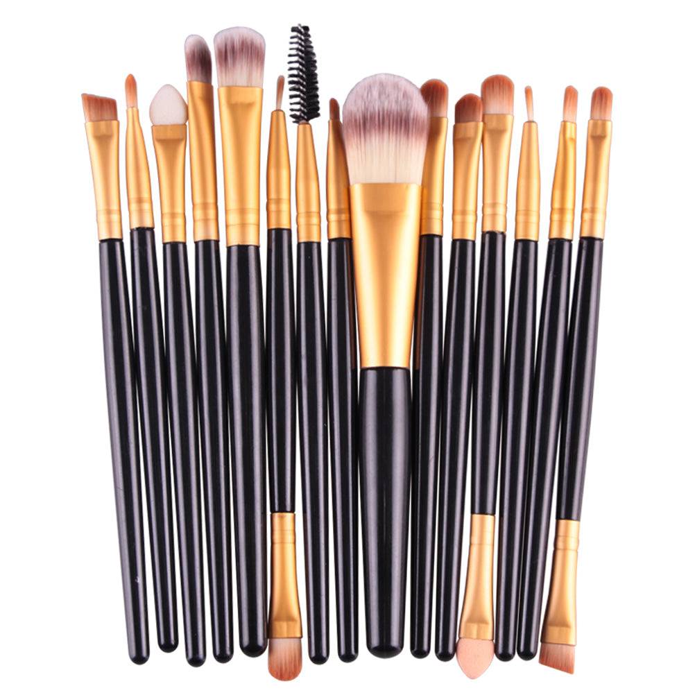 Professional Makeup 15pcs Brush Set for Flawless Blending  