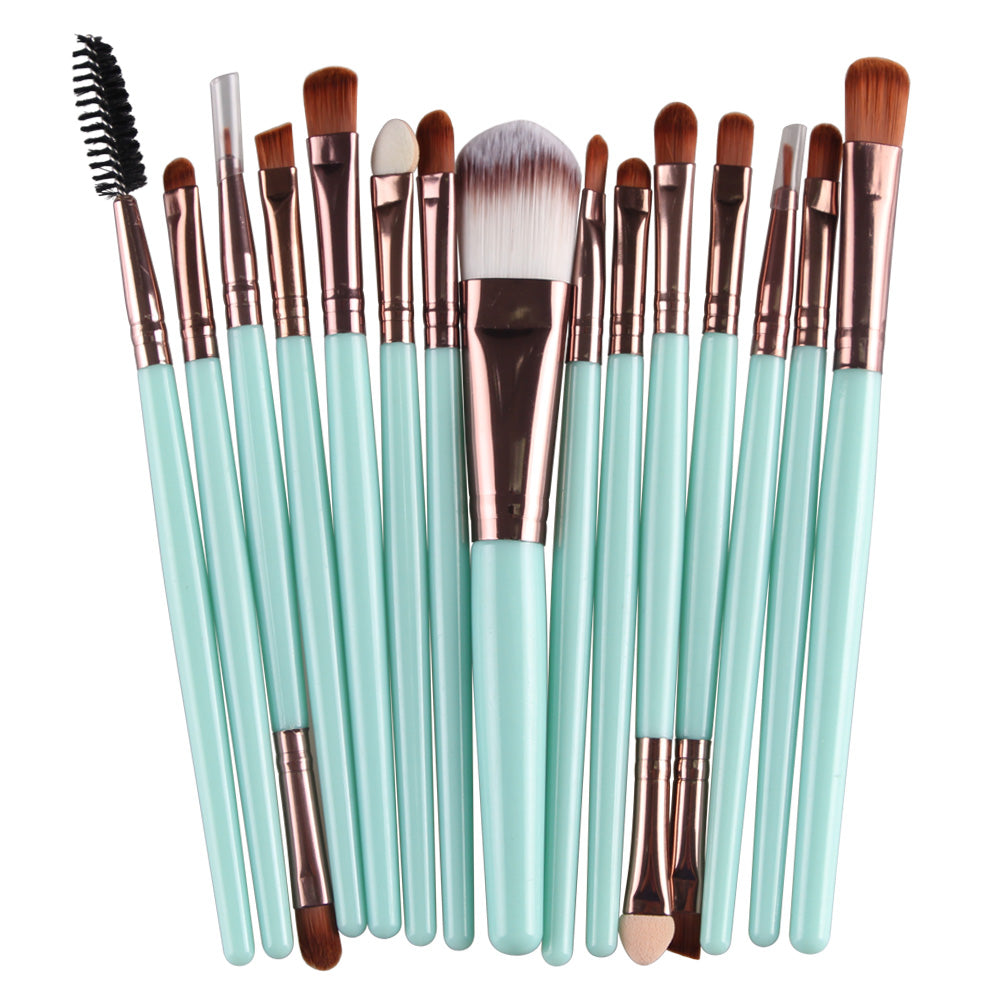 Professional Makeup 15pcs Brush Set for Flawless Blending  