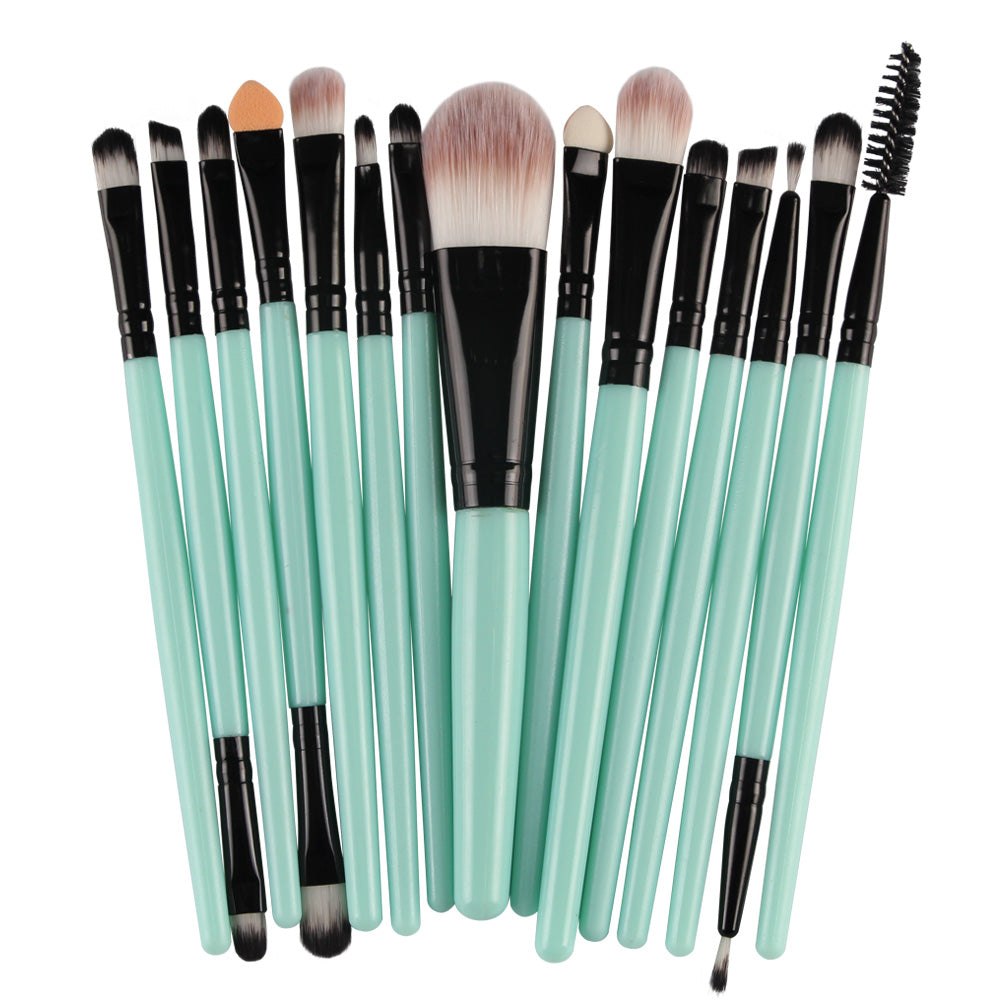 Professional Makeup 15pcs Brush Set for Flawless Blending  