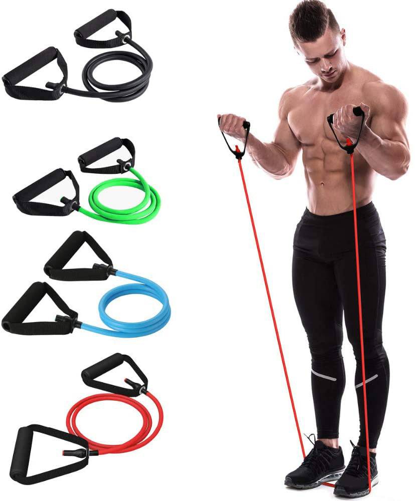 Introducing our Resistance Strength Training Bands with Handles for Fitness 