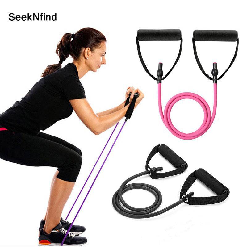 Introducing our Resistance Strength Training Bands with Handles for Fitness 