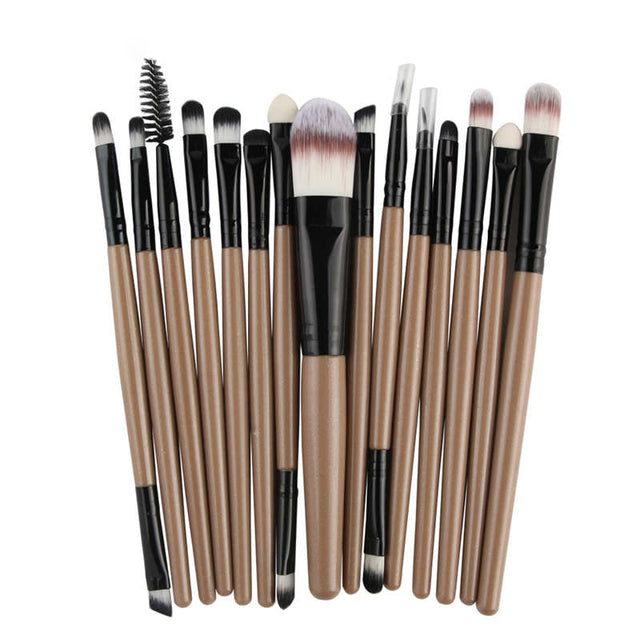 Professional Makeup 15pcs Brush Set for Flawless Blending  