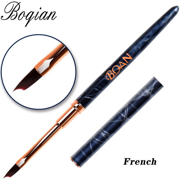 Marbled Nail Brushes  For Manicure , Acrylic , Gel Extension Pen Nail Polish Painting Drawing Brush