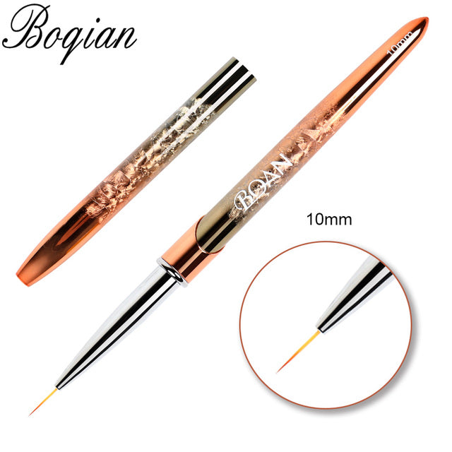 Marbled Nail Brushes  For Manicure , Acrylic , Gel Extension Pen Nail Polish Painting Drawing Brush