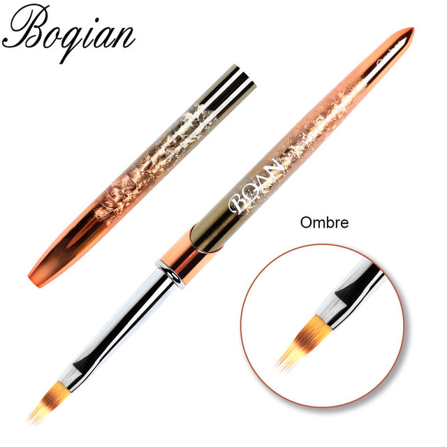 Marbled Nail Brushes  For Manicure , Acrylic , Gel Extension Pen Nail Polish Painting Drawing Brush