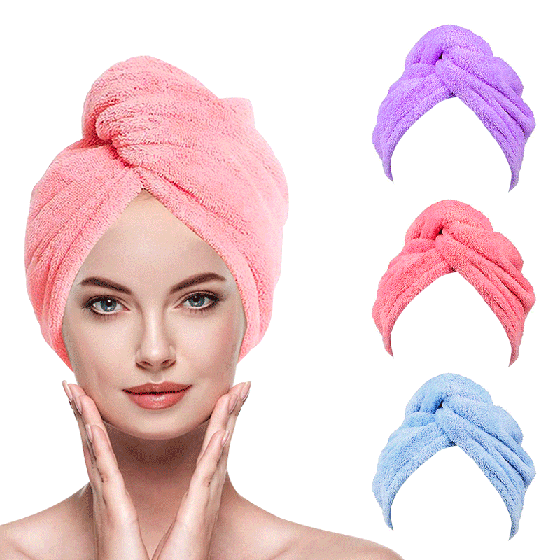 Introducing our Microfibre Hair Towel for Women - Fast Drying Towel 