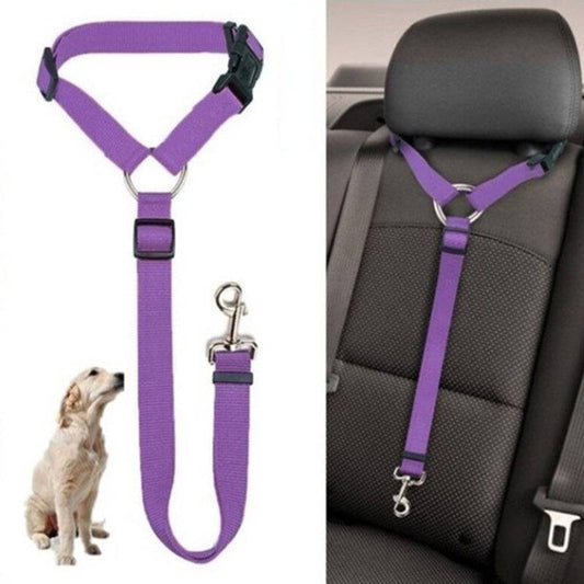 Dog Cat Pet Safety Adjustable Car Seat Belt Harness